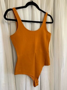 Shinestar Rust Orange Bodysuit size small